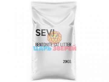 SEVI (СЭВИ) - Наполнитель бентонитовый комкующийся с ароматом розы, 25 л (20 кг)