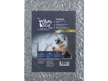 Betty Cat (Бэтти кэт) - Тофу комкующийся наполнитель с углем, 6 л