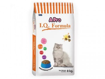 APro (АПро) - I.Q. Formula, Корм для взрослых кошек со вкусом курицы и тунца, 8 кг