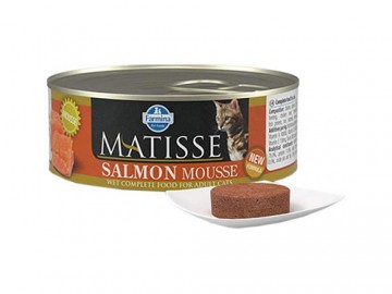 Farmina (Фармина) - Matisse Salmon Mousse, Влажный корм для взрослых кошек мусс с лососем, баночка 85 г