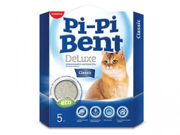 Pi-Pi-Bent (Пи-Пи-Бент) - DeLuxe Classic, Комкующийся наполнитель, 5 кг