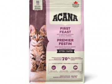 Acana (Акана) - First Feast, Беззерновой для котят всех пород, с курицей и рыбой, 1,8 кг