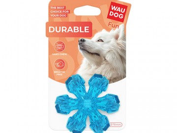 WAUDOG (Ваудог) - Durable, Игрушка для собак Дышащий мяч, 70 мм, голубой