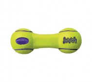 KONG (Конг) - AirDog Squeaker Dumbbell, Игрушка для собак Гантель, размер M, 18 см