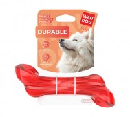 WAUDOG (Ваудог) - Durable, Игрушка для собак Кость под лакомства, 200 мм, красный