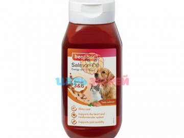 Beaphar (Беафар) -  Salmon Oil, масло лосося для собак и кошек, 425 мл