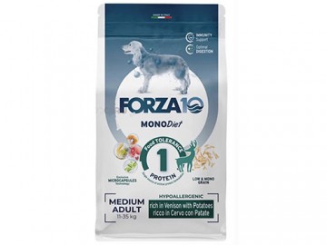 Forza10 (Форца10) - MonoDiet Adult Medium Cervo/Patate, корм для собак средних пород со вкусом оленины и картофеля (развес)