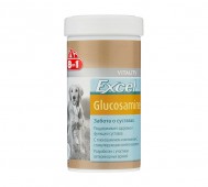 8in1 (8в1) - Excel Glucosamine, Кормовая добавка для поддержания здоровья суставов собак, 110 таблеток