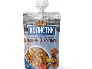 Деревенские лакомства - Холистик Премьер, Рыбный бульон из лосося, 160 г