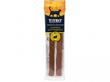 TiTBit (ТитБит) - Колбаски Шотландские для кошек Золотая коллекция, 20 г