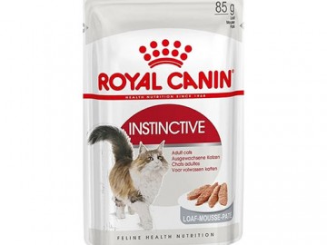 Royal Canin (Роял Канин) - Instinctive Loaf, Влажный корм для кошек, кусочки в паштете, пауч 85 г