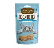 Деревенские лакомства - Подушечки с пюре из лосося для кошек, 30 г