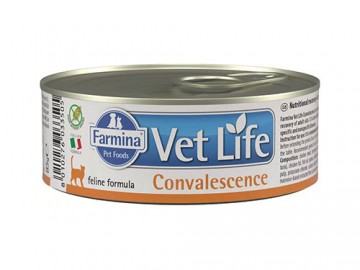 Farmina (Фармина) - Vet Life Cat Convalescence, Влажный корм для взрослых кошек в период восстановления, баночка 85 г