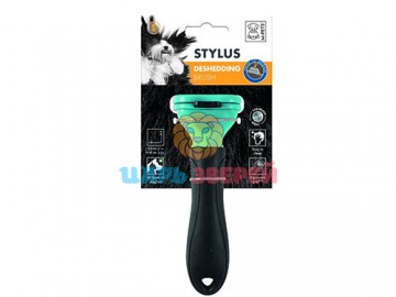 M-Pets (М-петс) - STYLUS Deshedding Brush S, Фурминатор для кошек и собак, 5,5 x 16 cm