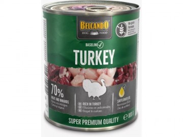 Belcando (Белькандо) - Tasty Turkey with rice, Влажный корм для взрослых собак, индейка с рисом, банка 800 г