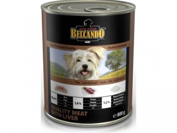 Belcando (Белькандо) - Best Quality meat & Liver, Влажный корм для взрослых собак, мясо и печень, банка 800 г