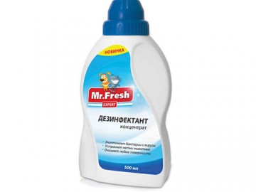 Mr.Fresh (Мистер Фреш) - Expert, Дезинфектант, для обеззараживания мест содержания и обитания животных и птиц, 500 мл