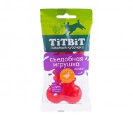 TiTBit (ТитБит) - Лакомство, Съедобная игрушка косточка с уткой Standart, 50 г