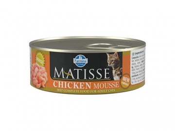 Farmina (Фармина) - Matisse Chicken Mousse, Влажный корм для взрослых кошек мусс с курицей, баночка 85 г