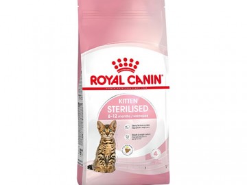 Royal Canin (Роял Канин) - Kitten Sterilised, сухой корм для стерилизованных котят от 6 до 12 месяцев, 400 г