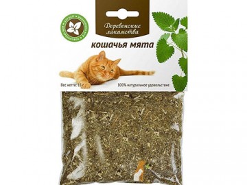 Деревенские лакомства - Мята кошачья сушеная, 15 г