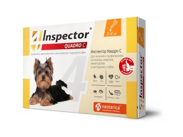 Neoterica (Неотерика)- Инспектор Quadro, Капли для собак 1-4 кг