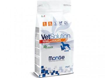 Monge (Монже) - Vetsolution Dog Renal and Oxalate GRAIN FREE, Беззерновой корм при почечной недостаточности у собак, 2 кг