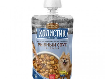 Деревенские лакомства - Холистик Премьер, Рыбный соус из лосося для собак, 90 г