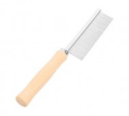 Trixie (Трикси) - Расческа для шерсти собак, fine, wood/metal prongs, 17 см