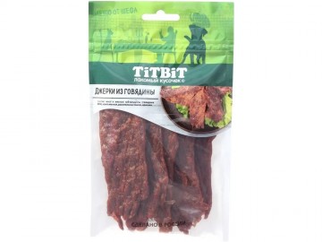 TiTBit (ТитБит) - Меню от Шефа, Джерки мясные из говядины, 70 г