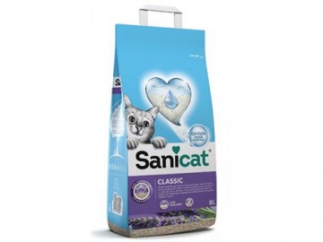 Sanicat (Саникэт) - Classic Lavender, Впитывающий наполнитель с ароматом лаванды, 10 л