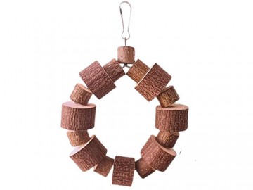 Пушистый Рай - Игрушка лакомство-кусалка Кольцо для грызунов, 14 см