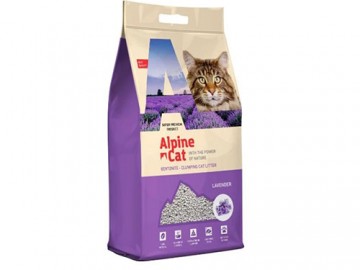 Alpine Cat (Альпин Кэт) - Комкующийся наполнитель с ароматом лаванды, 5 л (4 кг)