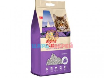 Alpine Cat (Альпин Кэт) - Комкующийся наполнитель с ароматом лаванды, 5 л (4 кг)