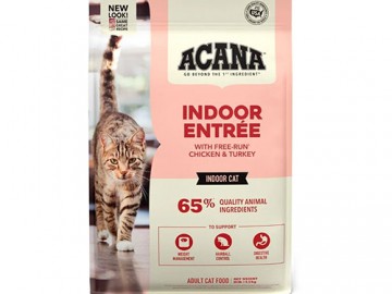 Acana (Акана) - Indoor Entrée, Низкозерновой корм для стерилизованных кошек, с курицей, индейкой и рыбой (развес)