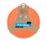 COLLAR (Коллар) - Летающая для апортировки PitchDog, 24 см, оранжевый