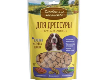 Деревенские лакомства - Суперфуд, Кролик и семена тыквы, 90 г