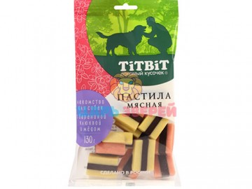 TiTBit (ТитБит) - Пастила мясная с бараниной, клюквой и медом, 130 г