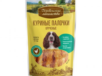 Деревенские лакомства - Палочки куриные крученые, 90 г