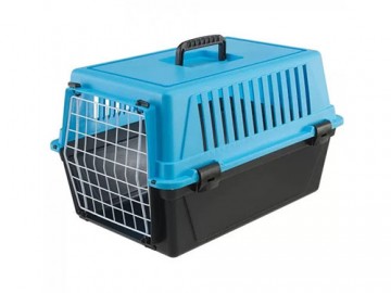 Ferplast (Фирпласт) - ATLAS 20 NEON, Переноска для кошек и для мелких собак, микс цветов, 37 х 58 х 32 см