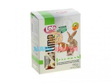 LoLo Pets (Ло-Ло Петс) - Минеральный камень с апельсином XL для грызунов, 190 г