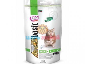 LoLo Pets (Ло-Ло Петс) - Полнорационный корм для хомяков, дой-пак 600 г