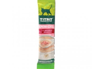 TiTBit (ТитБит) - Крем-суп с кусочками телятина, 10 г