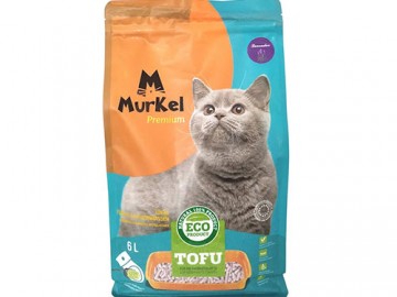 Murkel (Муркель) - Тофу комкующийся наполнитель с ароматом лаванды, 46 л (20 кг )