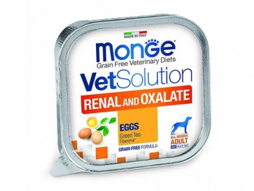 Monge (Монже) - VetSolution Renal and Oxalate Dog, Влажный корм для собак при заболеваниях почек и мочеполовой системы, ламистер 150 г