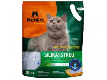 Murkel (Муркель) - Силикагелевый наполнитель с ароматом свежескошенной травы, 10 л (4,5 кг)