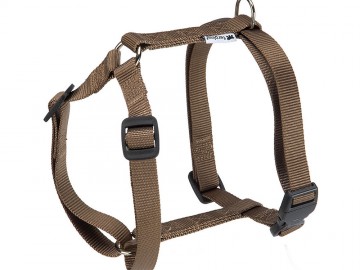 Ferplast (Фирпласт) - Шлейка Champiom P Large Marrone Pet, ОШ 43 - 66 см, ОГ 50 - 82 см, ширина 2,0 см, коричневый