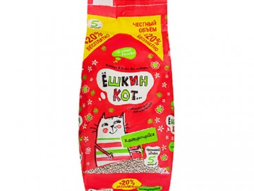 Ёшкин Кот - Комкующийся наполнитель, 5 л