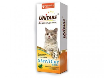 Unitabs (Юнитабс) - SterilCat, Паста для кастрированных котов и стерилизованных кошек, 120 мл
