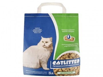 CATLITTER (КЭТЛИТТЕР) - Древесный наполнитель, 5 л